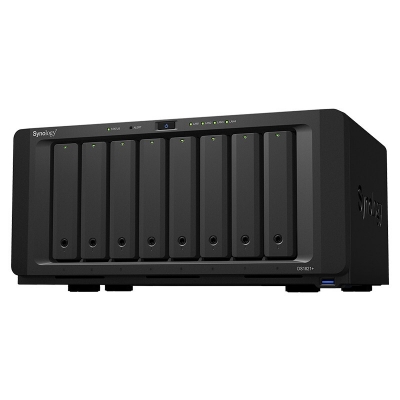 群晖（Synology）DS1821+ 搭配8块西数(WD) 10TB 红盘Plus WD101EFBX硬盘 三年保修